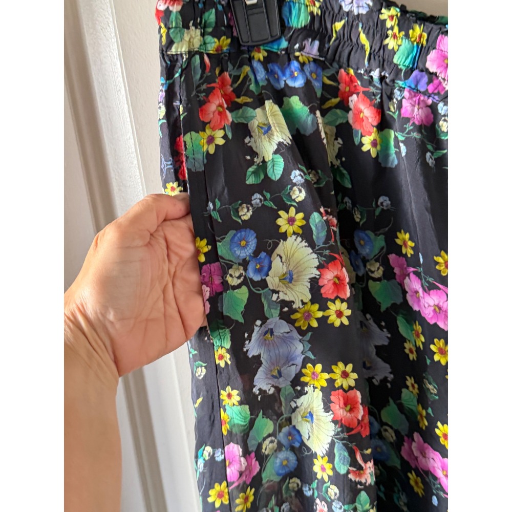 Johnny Was Floral Wide Leg Palazzo Tiered Floral Pants Size XL - Picture 7 of 13